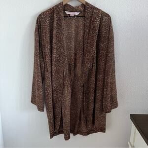 Victoria’s Secret Vintage Leopard Robe Animal Print OS